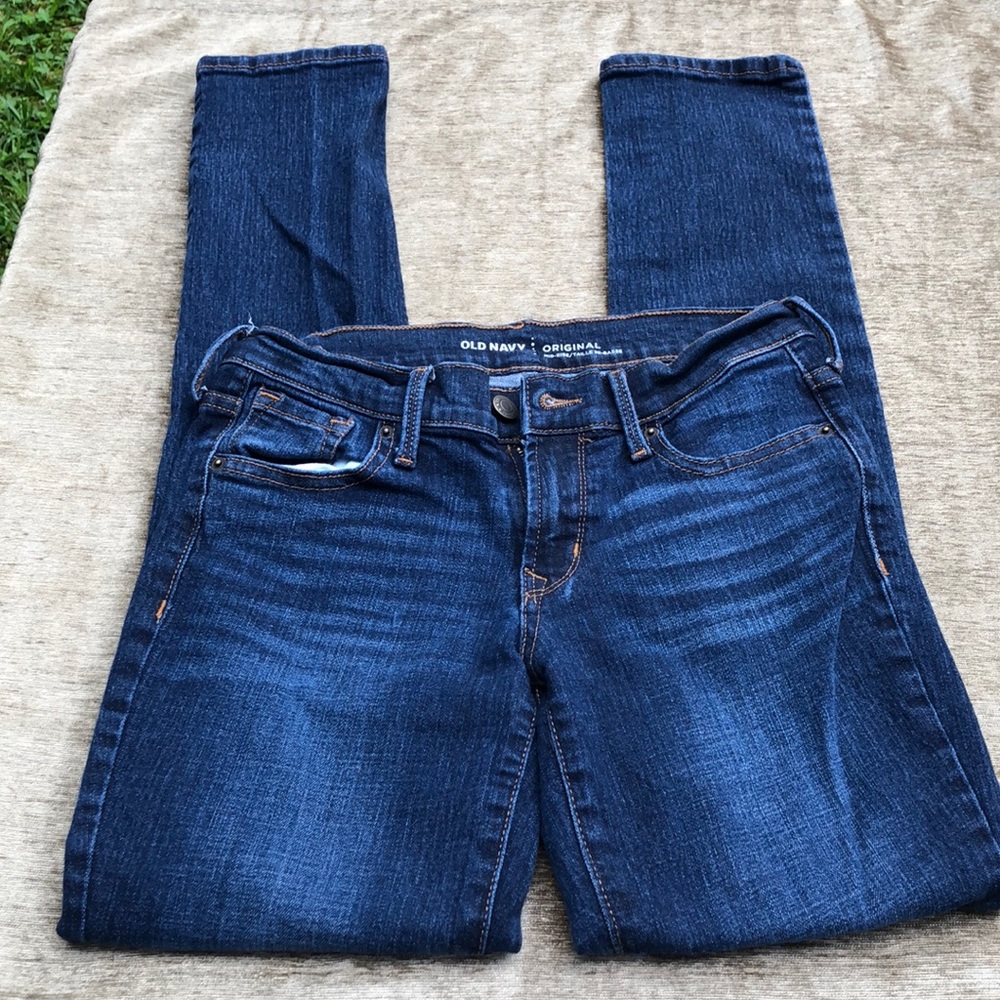 Old Navy mid-rise straight jeans